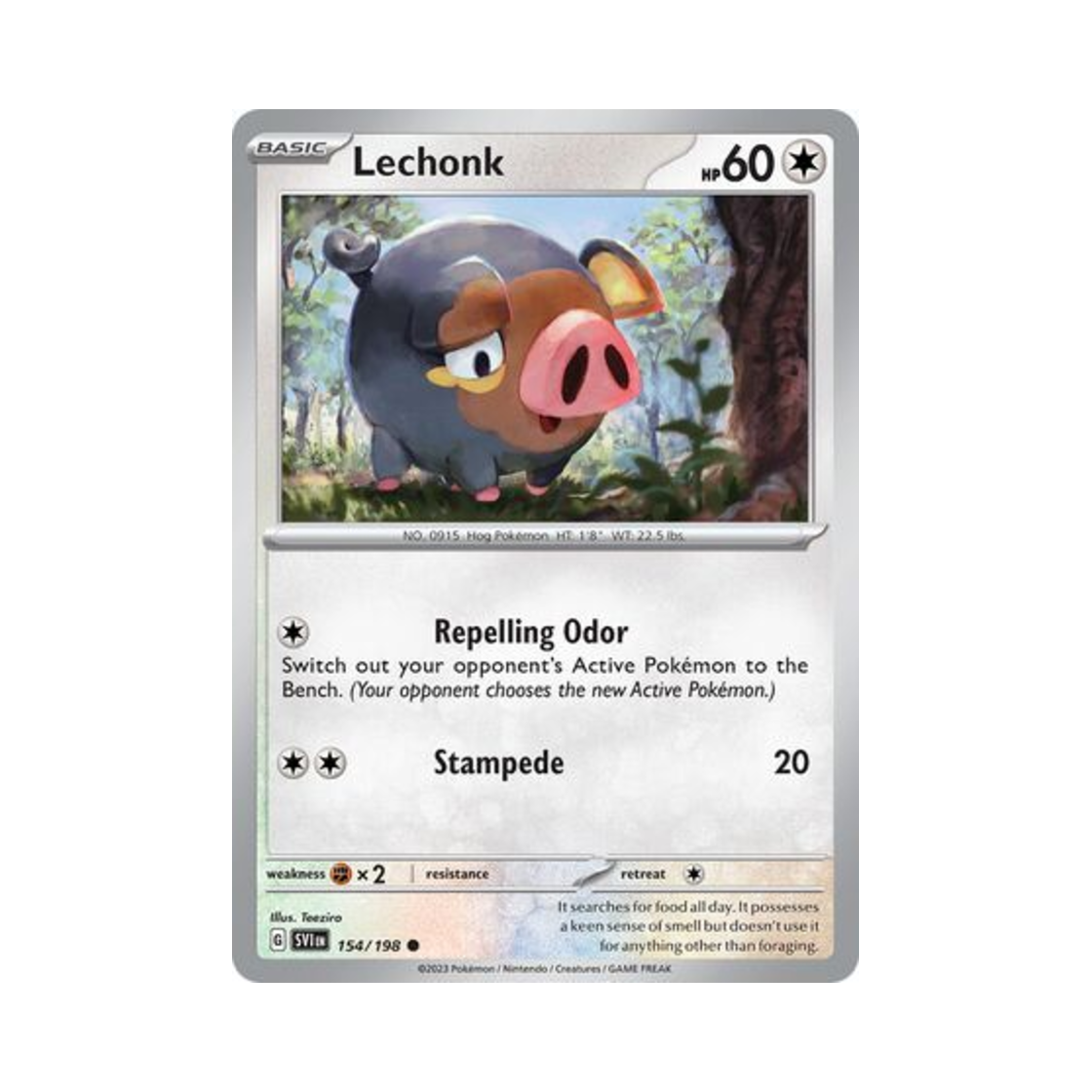 포켓몬 TCG 맛보돈 C 스칼렛 & 바이올렛 (영문판)(Pokemon TCG Lechonk C Scarlet & Violet (English Ver.)) - 1