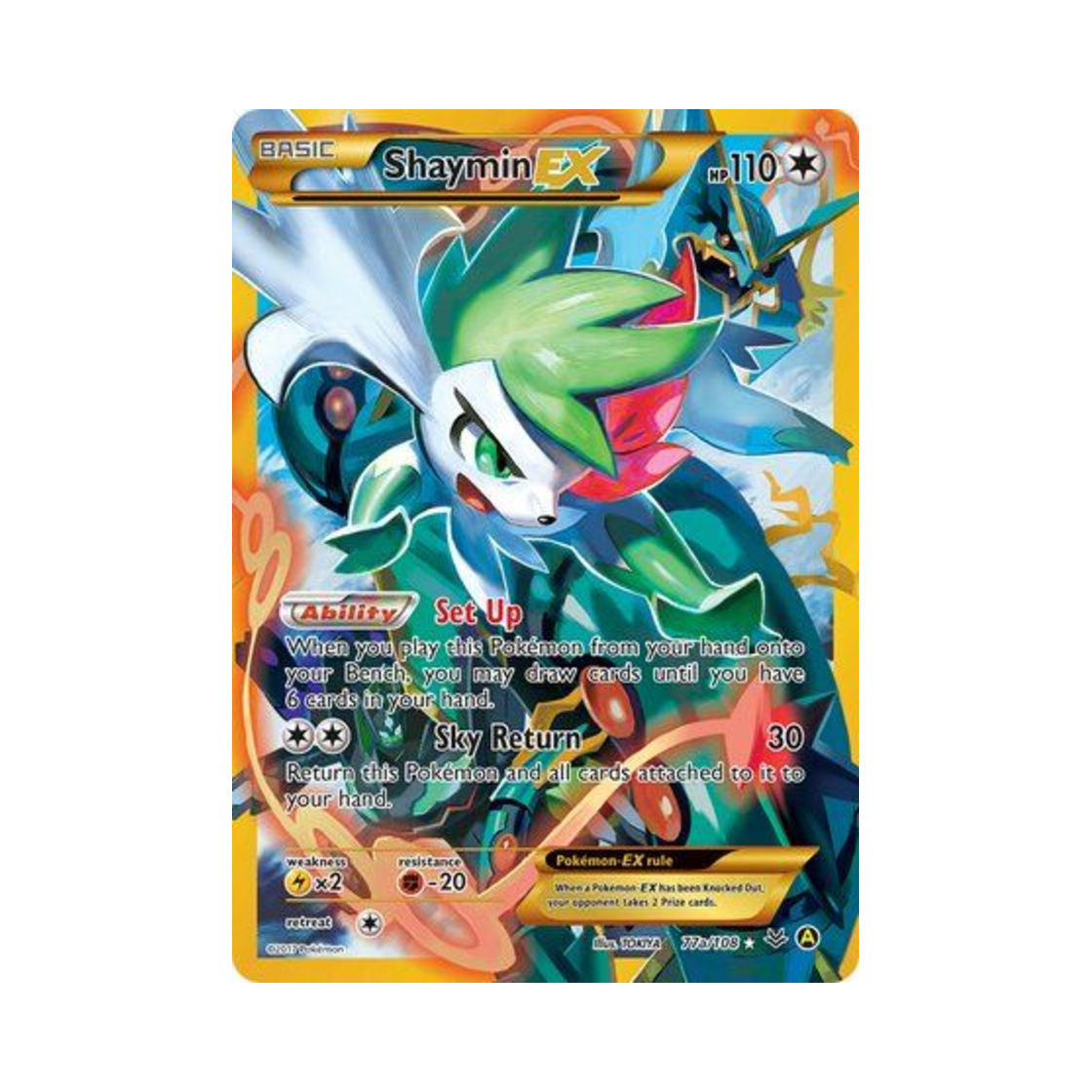 포켓몬 TCG 쉐이미 ex RU 옐로우 A 얼터네이트 (영문판)(Pokemon TCG Shaymin ex RU Yellow A Alternate (English Ver.)) - 1