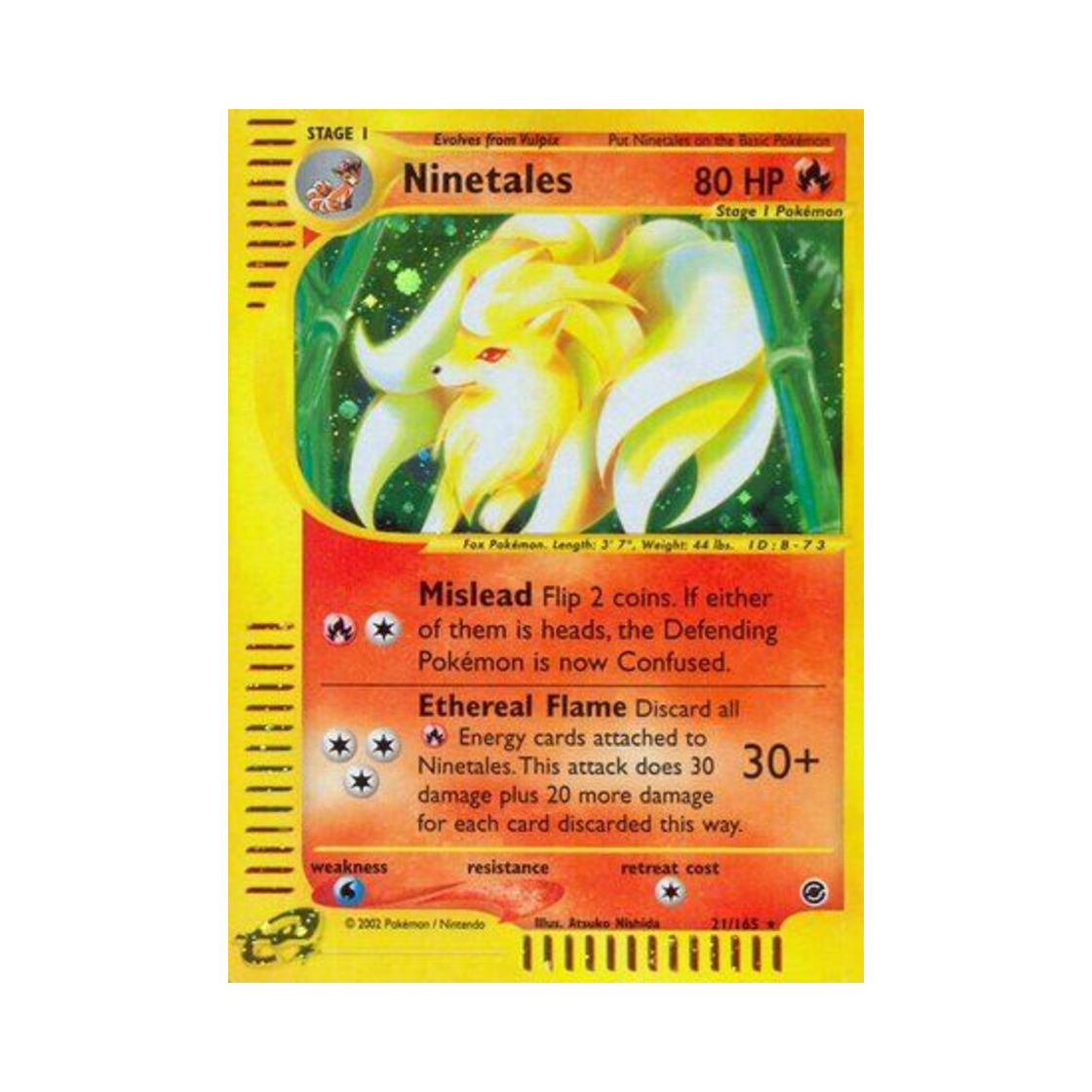 포켓몬 TCG 나인테일 RH 익스페디션 베이스 세트 (영문판)(Pokemon TCG Ninetales RH Expedition Base Set (English Ver.)) - 1