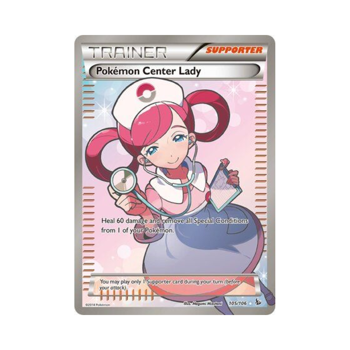 포켓몬 TCG 포켓몬센터직원 RU 플래시파이어 (영문판)(Pokemon TCG Pokemon Center Lady RU Flashfire (English Ver.)) - 1