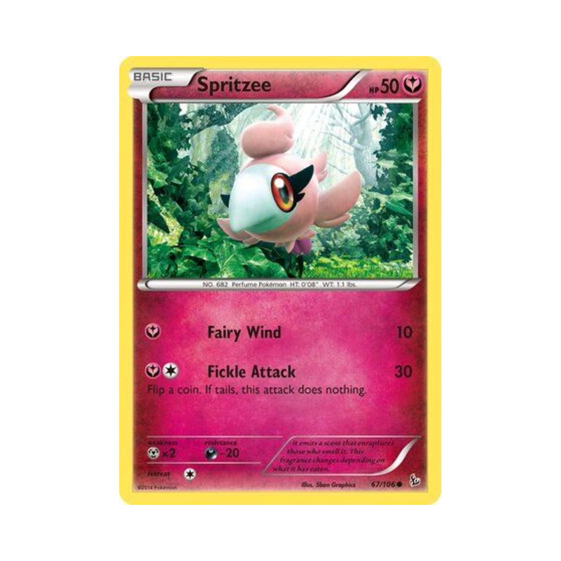 포켓몬 TCG 슈쁘 C 플래시파이어 (영문판)(Pokemon TCG Spritzee C Flashfire (English Ver.))