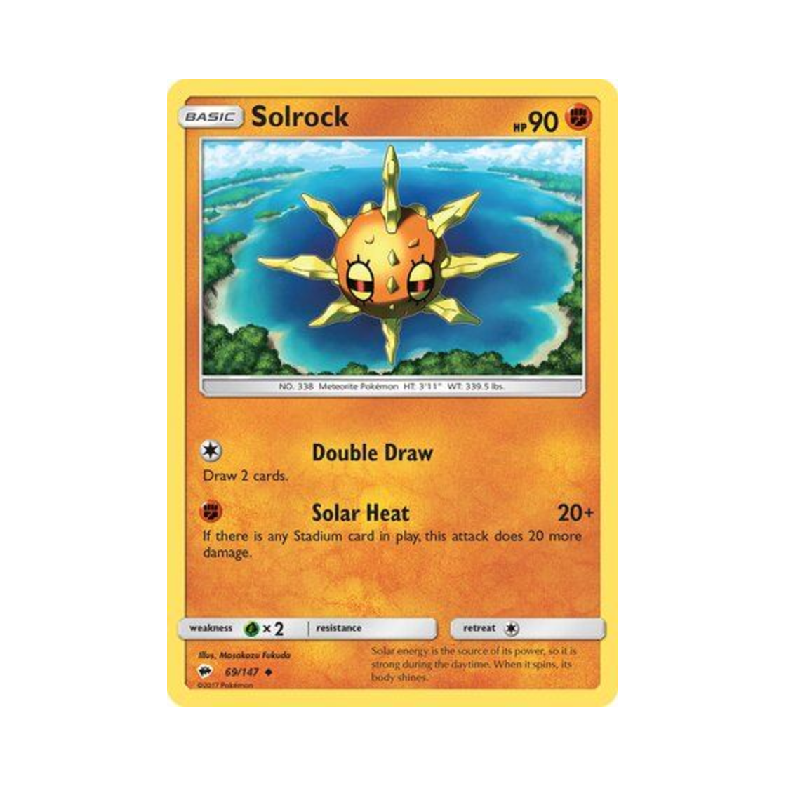 포켓몬 TCG 솔록 U 버닝 쉐도우 (영문판)(Pokemon TCG Solrock U Burning Shadows (English Ver.)) - 1