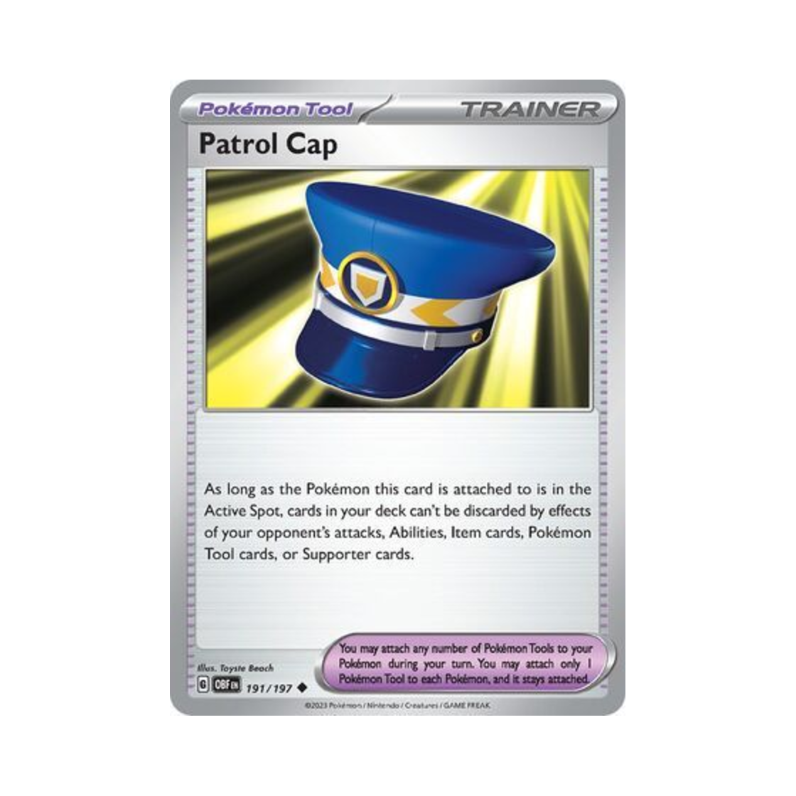포켓몬 TCG 패트롤캡 U 옵시디언 플레임즈 (영문판)(Pokemon TCG Patrol Cap U Obsidian Flames (English Ver.)) - 1