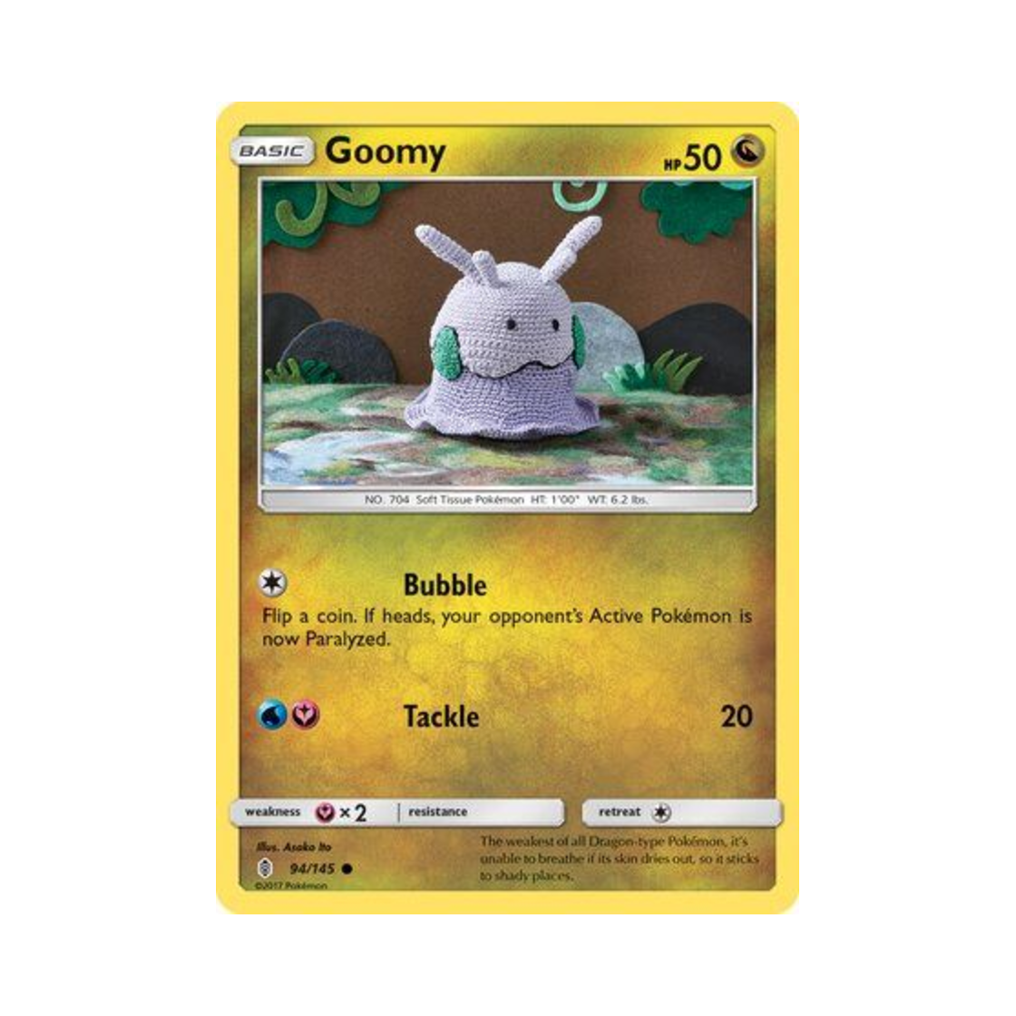 포켓몬 TCG 미끄메라 C 가디언스 라이징 (영문판)(Pokemon TCG Goomy C Guardians Rising (English Ver.)) - 1