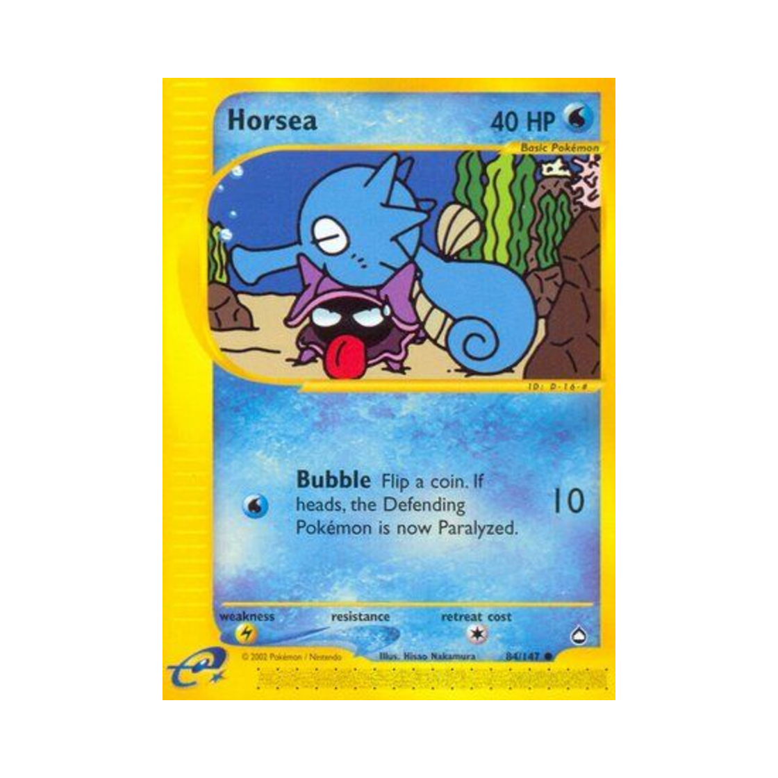 포켓몬 TCG 쏘드라 C 아쿠아폴리스 (영문판)(Pokemon TCG Horsea C Aquapolis (English Ver.)) - 1