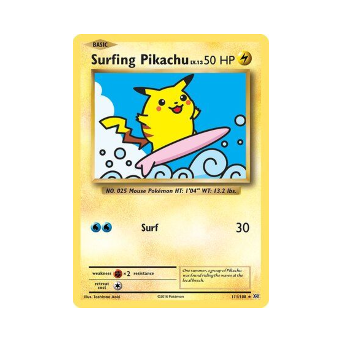 포켓몬 TCG 파도타기 피카츄 RS 에볼루션즈 (영문판)(Pokemon TCG Surfing Pikachu RS Evolutions (English Ver.)) - 1