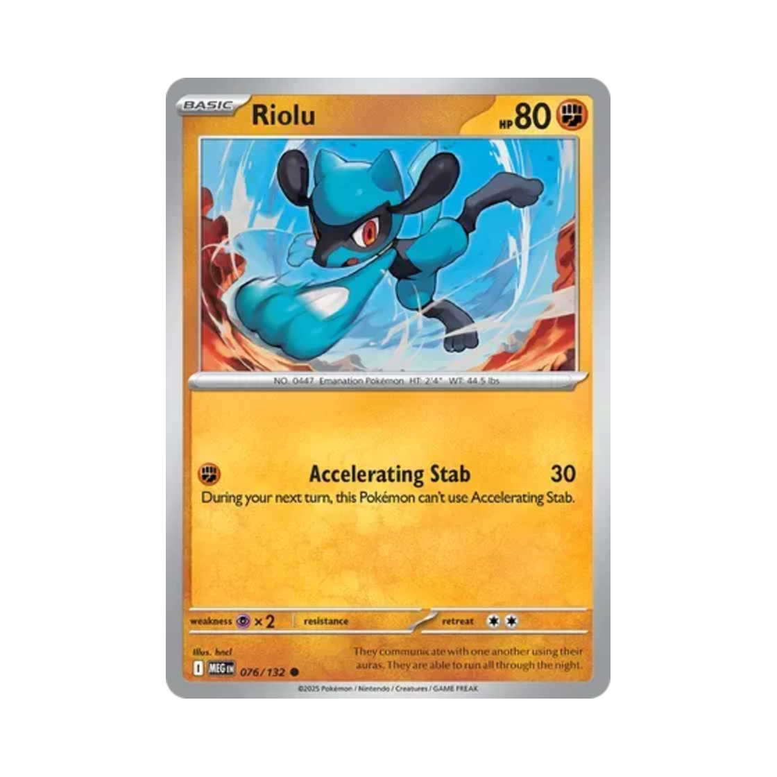 포켓몬 TCG 리오르 C 메가 에볼루션 (영문판)(Pokemon TCG Riolu C Mega Evolution (English Ver.)) - 1