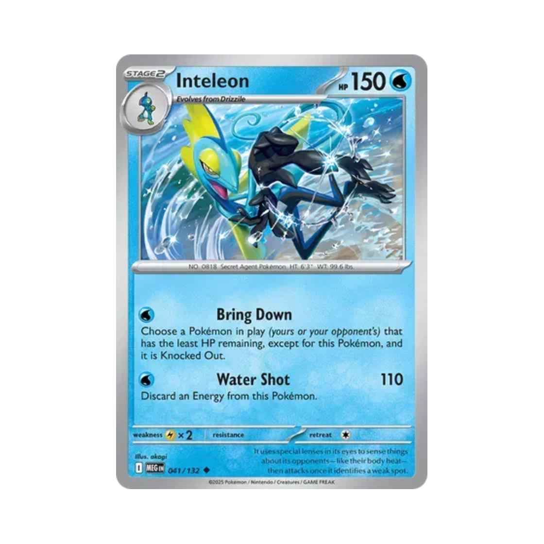 포켓몬 TCG 인텔리레온 U 메가 에볼루션 (영문판)(Pokemon TCG Inteleon U Mega Evolution (English Ver.)) - 1