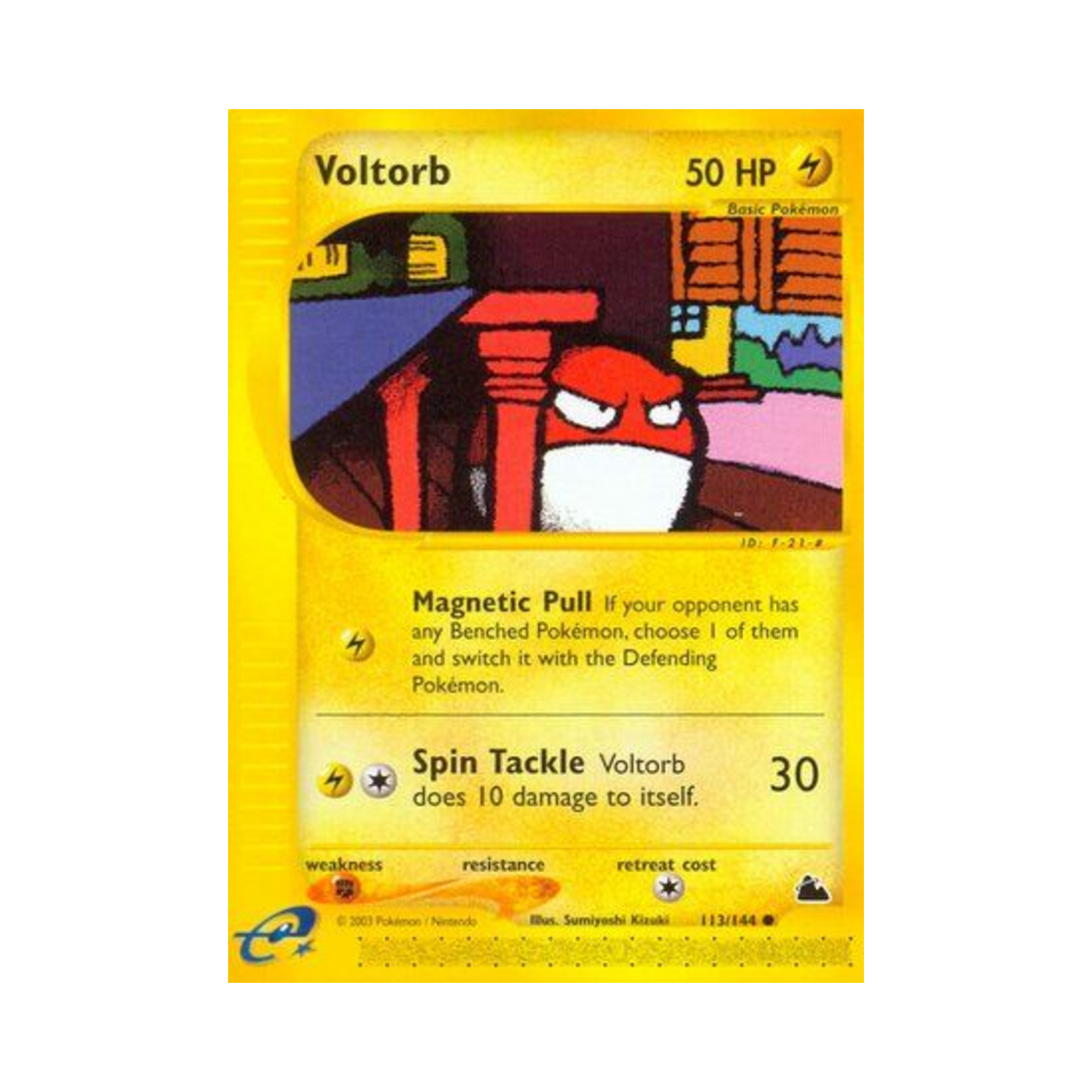 포켓몬 TCG 찌리리공 C 스카이리지 (영문판)(Pokemon TCG Voltorb C Skyridge (English Ver.))