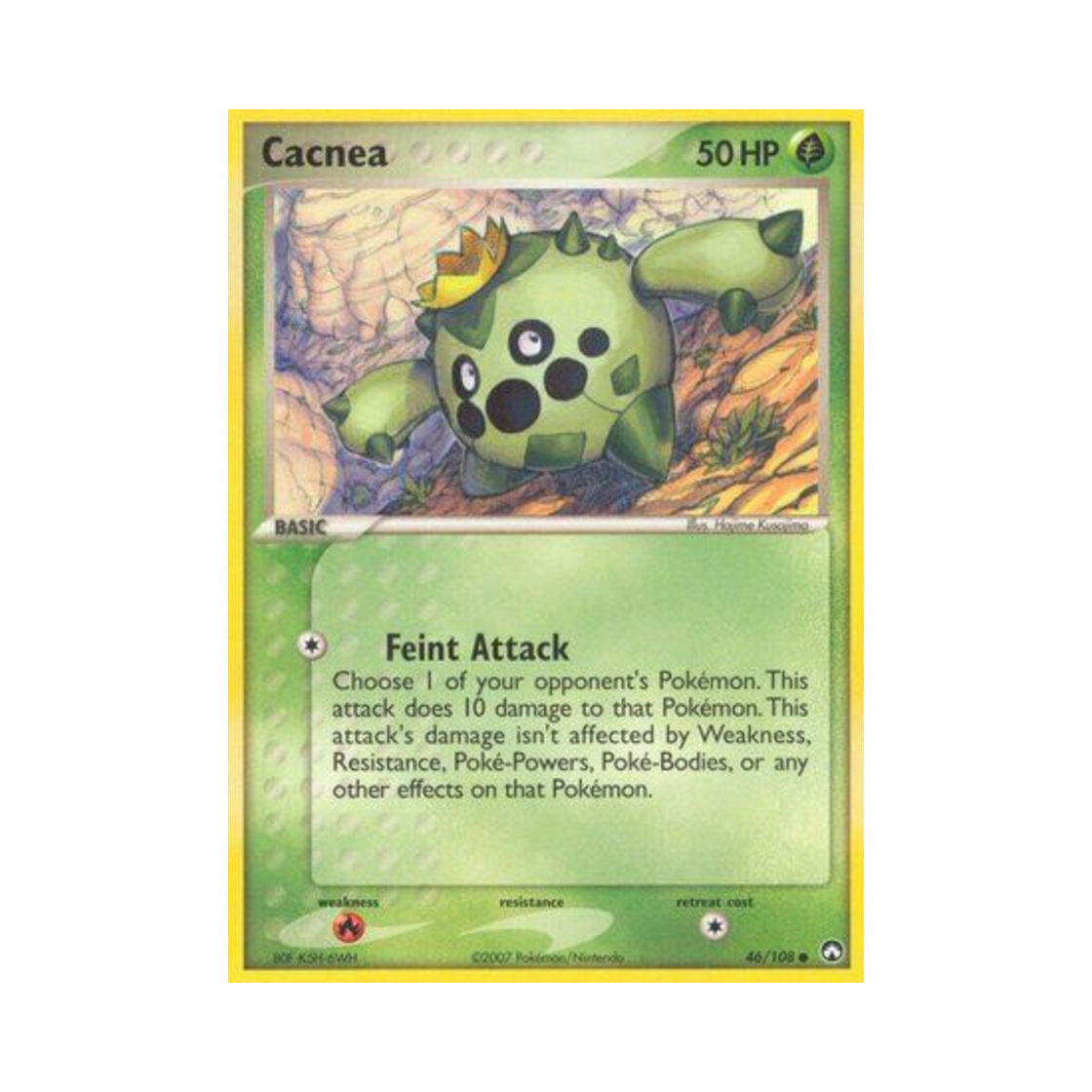 포켓몬 TCG 선인왕 C EX 파워 키퍼스(영문판)(Pokemon TCG Cacnea C EX Power Keepers (English Ver.)) - 1