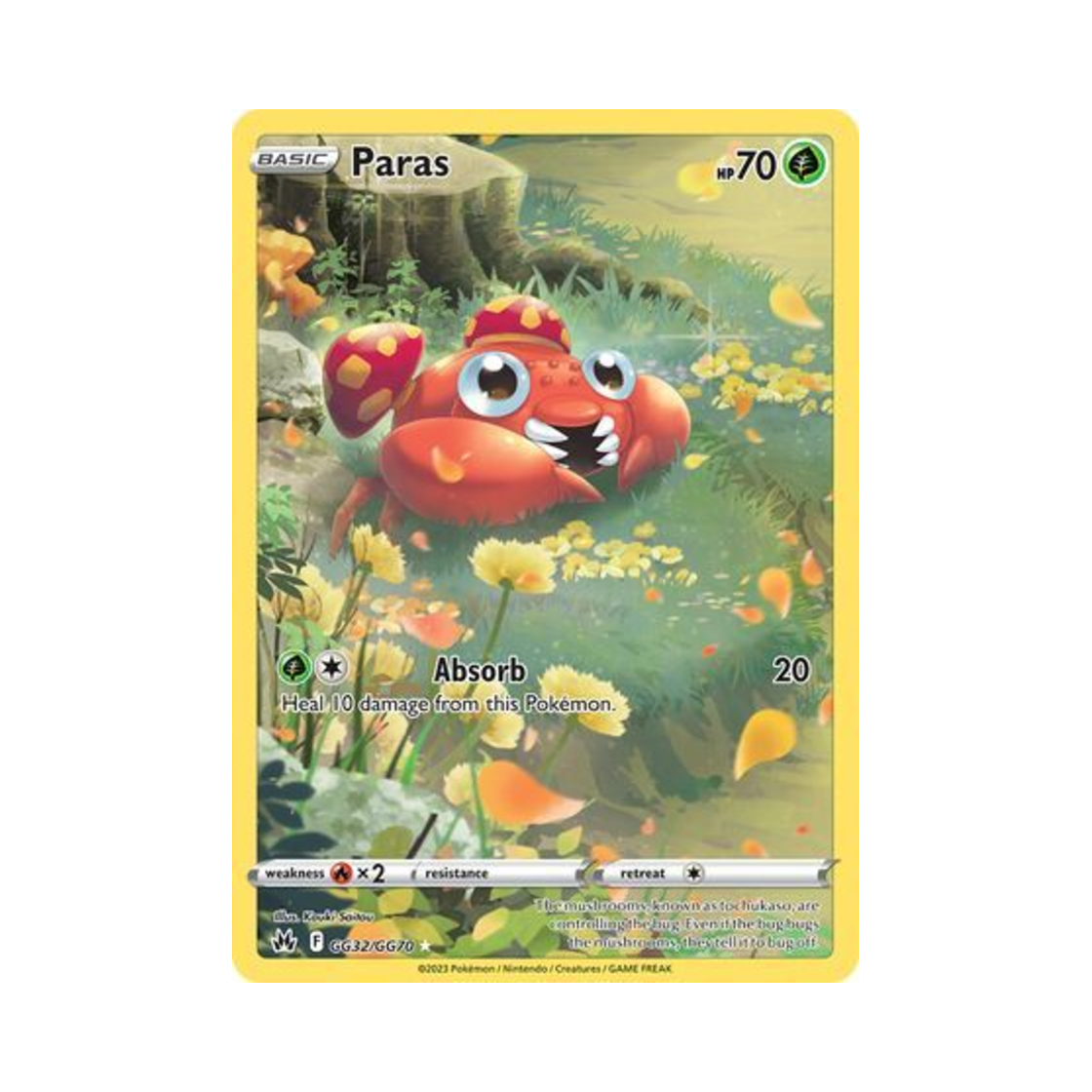 포켓몬 TCG 파라스 R 크라운 제니스 (영문판)(Pokemon TCG Paras R Crown Zenith (English Ver.))