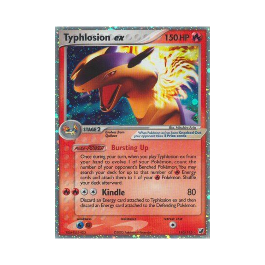 포켓몬 TCG 블레이범 ex RHe EX 언씬 포시스 (영문판)(Pokemon TCG Typhlosion ex RHe EX Unseen Forces (English Ver.)) - 1