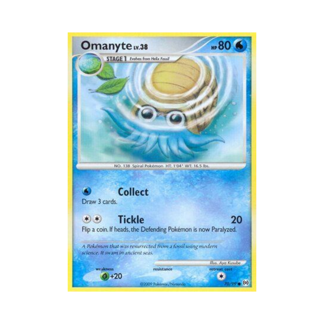 포켓몬 TCG 암나이트 C 아르세우스 (영문판)(Pokemon TCG Omanyte C Arceus (English Ver.)) - 1