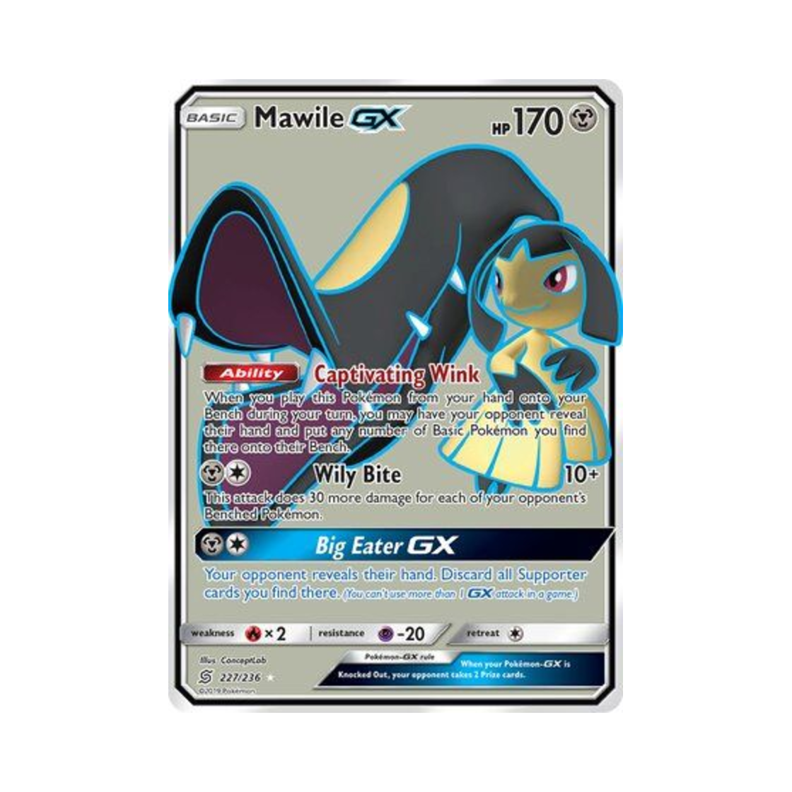 포켓몬 TCG 입치트 GX RU 유니파이드 마인즈 (영문판)(Pokemon TCG Mawile GX RU Unified Minds (English Ver.)) - 1