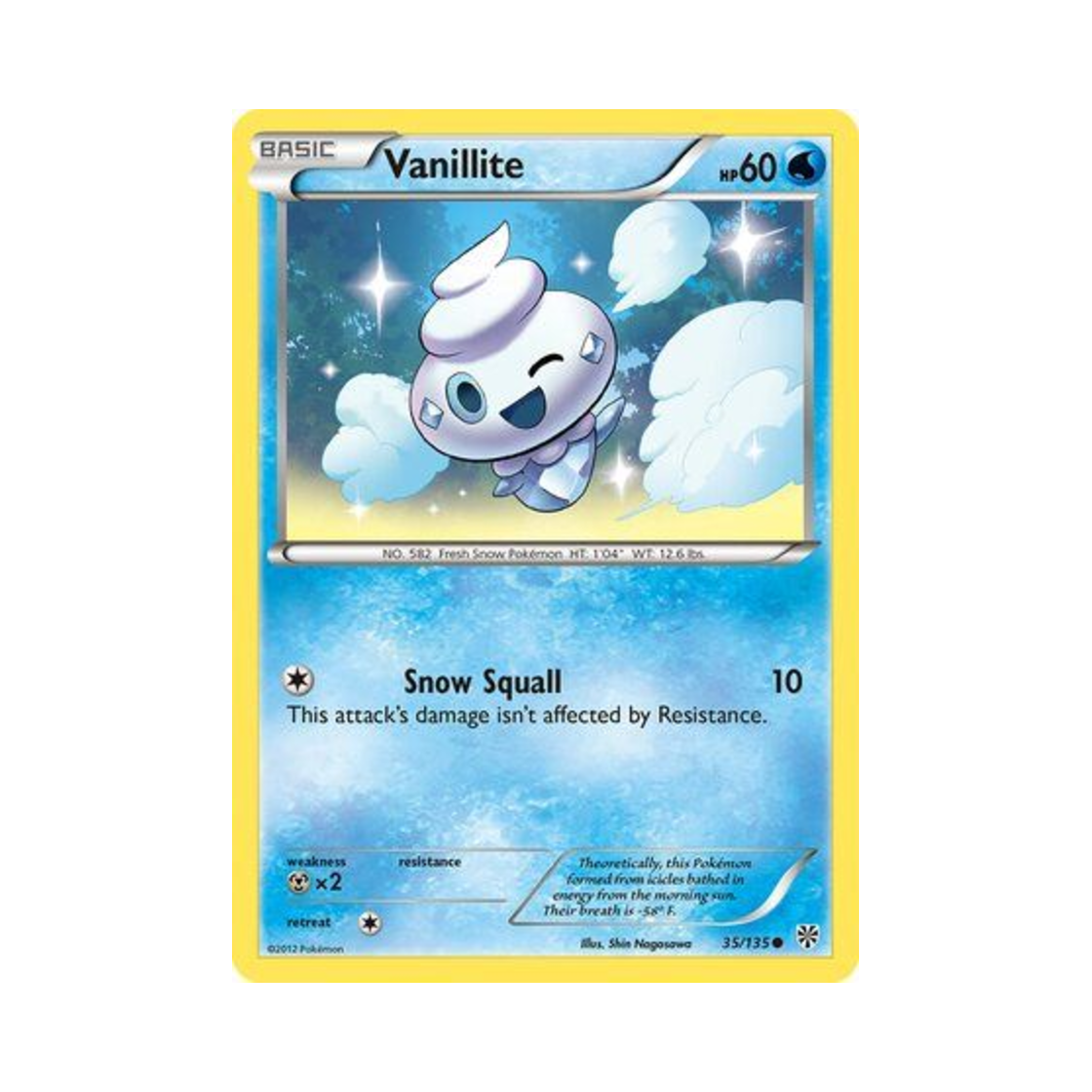 포켓몬 TCG 바닐프티 C 플라스마 스톰 (영문판)(Pokemon TCG Vanillite C Plasma Storm (English Ver.)) - 1