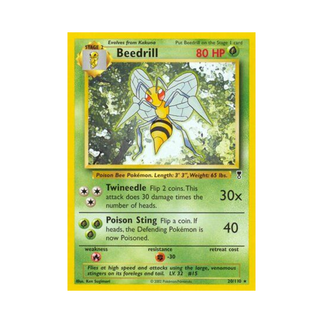 포켓몬 TCG 독침붕 R 레전더리 컬렉션 (영문판)(Pokemon TCG Beedrill R Legendary Collection (English Ver.)) - 1
