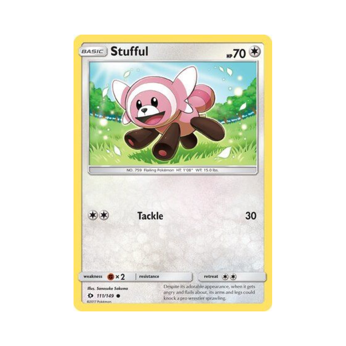 포켓몬 TCG 포곰곰 C 썬 & 문 (영문판)(Pokemon TCG Stufful C Sun & Moon (English Ver.))