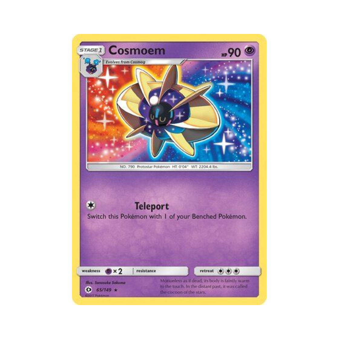 포켓몬 TCG 코스모움 R 썬 & 문 (영문판)(Pokemon TCG Cosmoem R Sun & Moon (English Ver.))