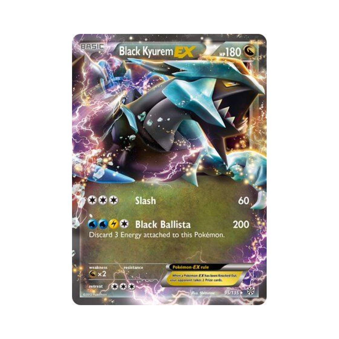 포켓몬 TCG 블랙 큐레무 ex RHE 플라스마 스톰 (영문판)(Pokemon TCG Black Kyurem ex RHE Plasma Storm (English Ver.)) - 1