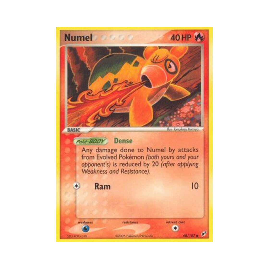 포켓몬 TCG 둔타 C EX 테오키스 (영문판)(Pokemon TCG Numel C EX Deoxys (English Ver.))