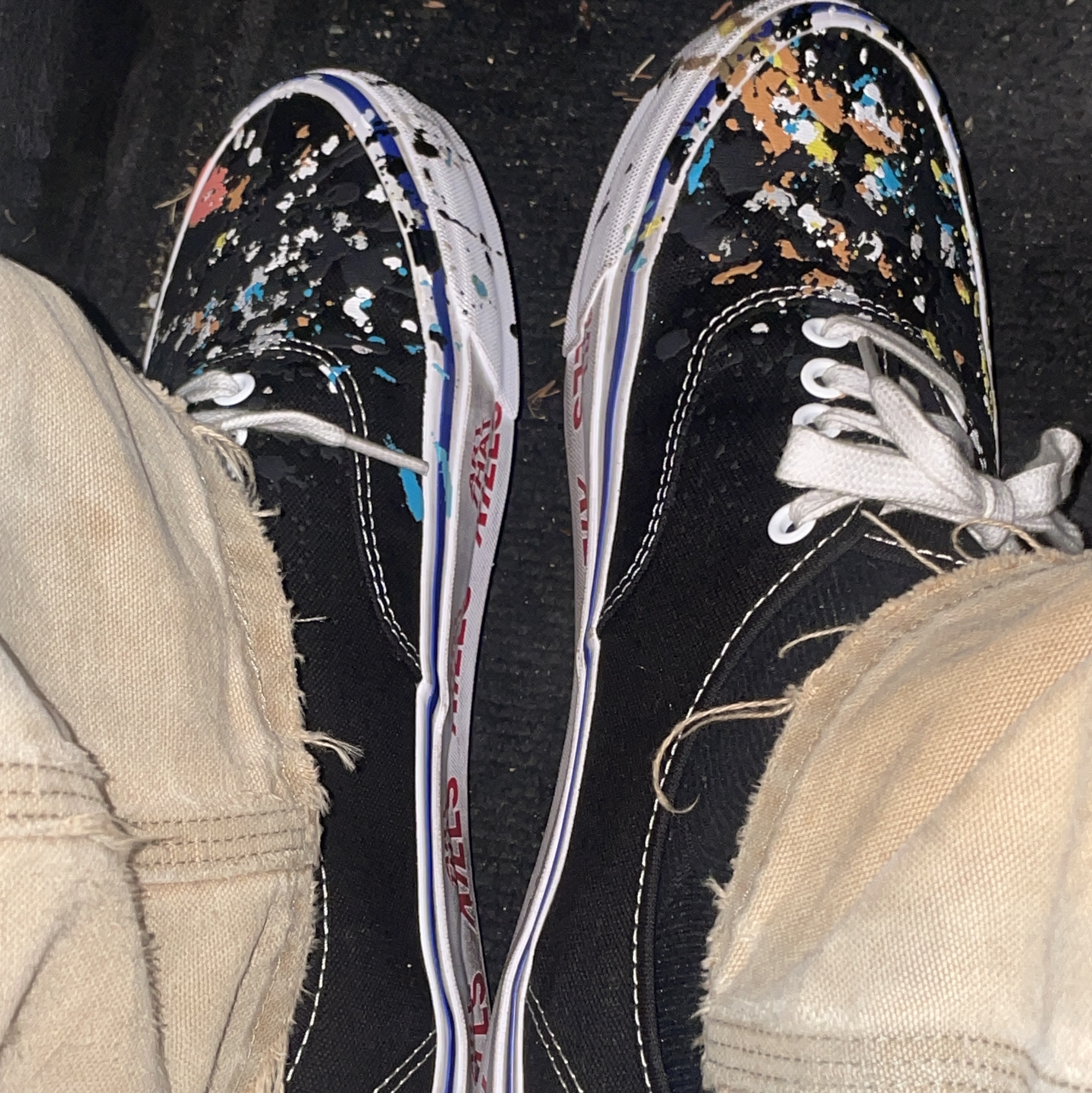 Vans x Gallery Dept. OTW Authentic 44 Black 착용 스타일