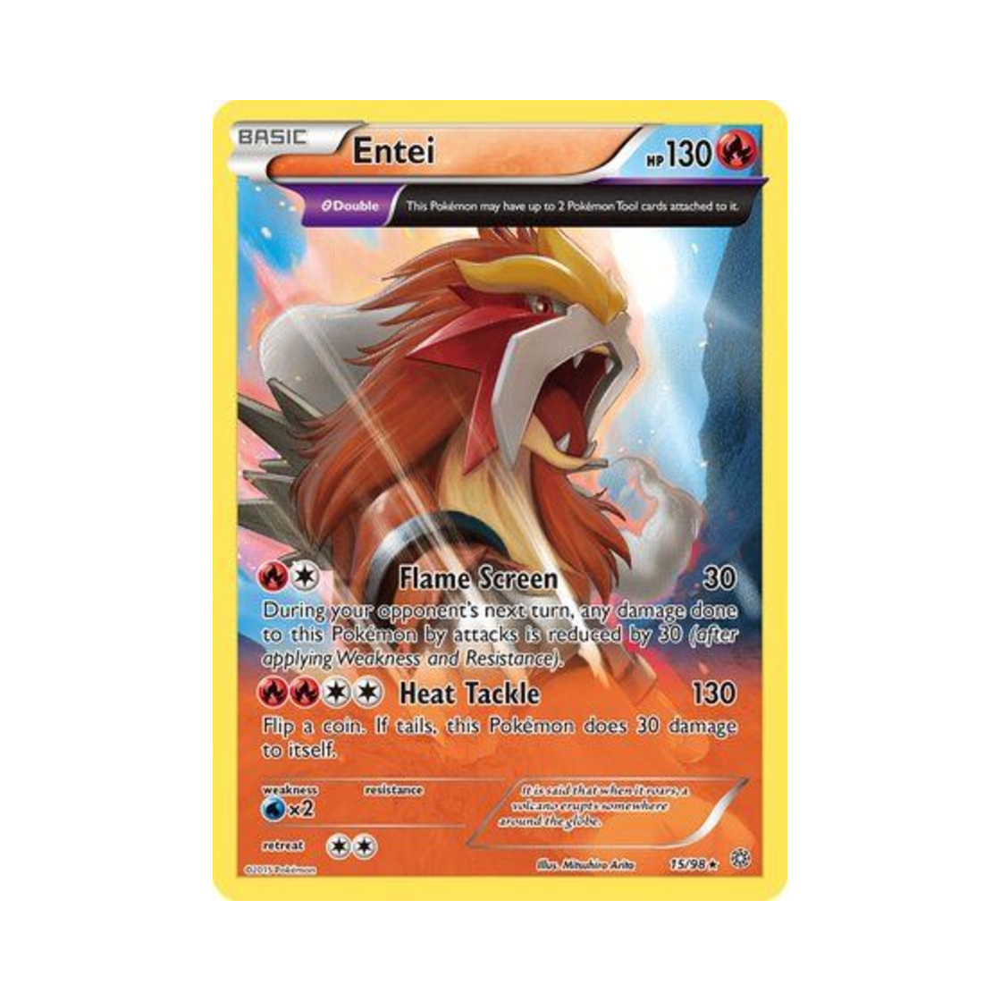 포켓몬 TCG 앤테이 RH 에인션트 오리진스 (영문판)(Pokemon TCG Entei RH Ancient Origins (English Ver.))