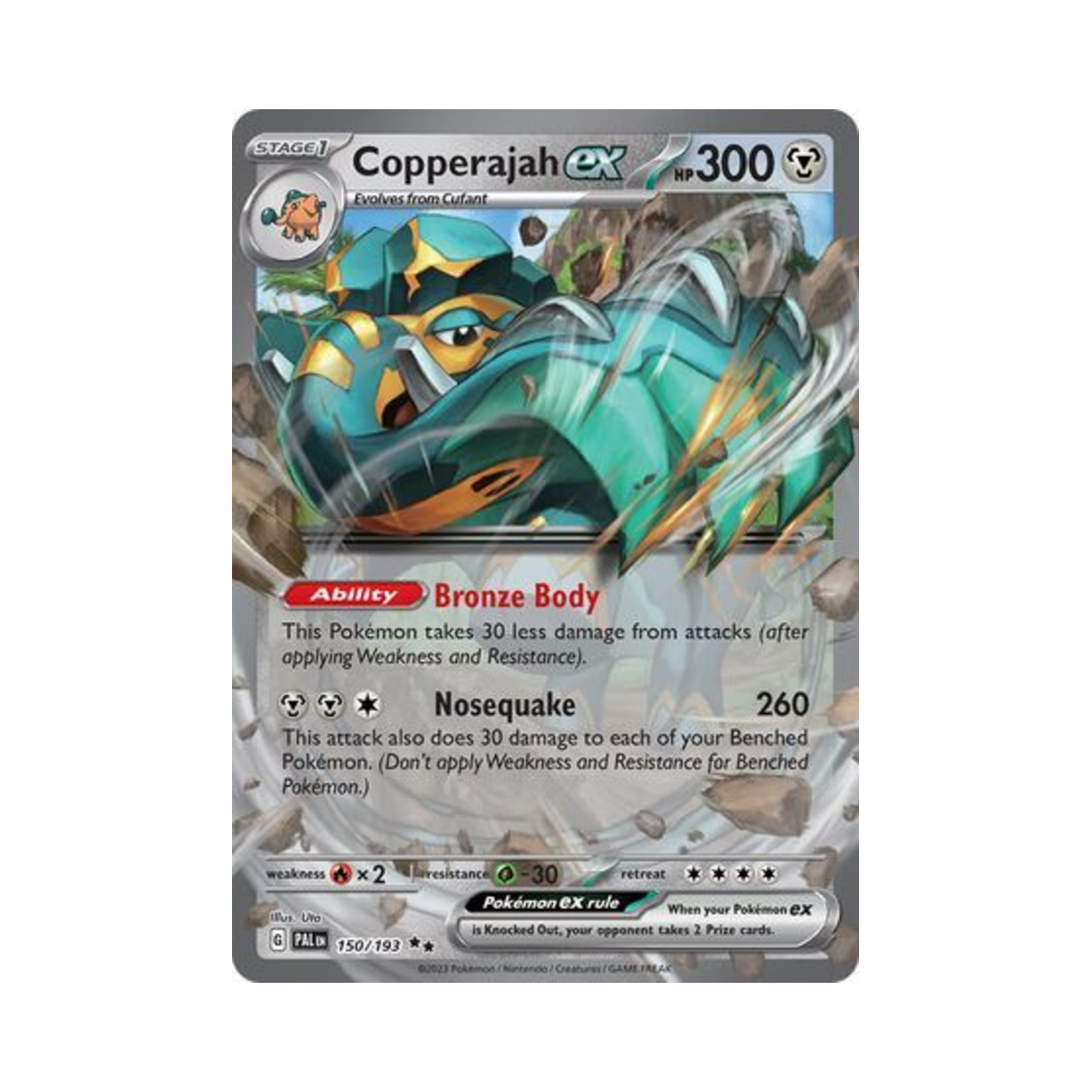포켓몬 TCG 대왕끼리동 ex DR 팔데아 이볼브드 (영문판)(Pokemon TCG Copperajah ex DR Paldea Evolved (English Ver.)) - 1