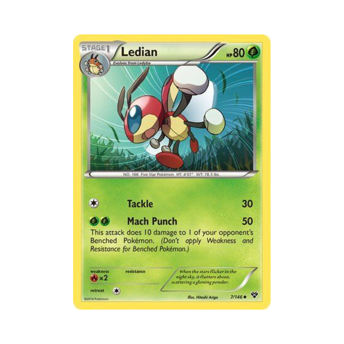 포켓몬 TCG 레디안 U XY (영문판)(Pokemon TCG Ledian U XY (English Ver.)) - 1