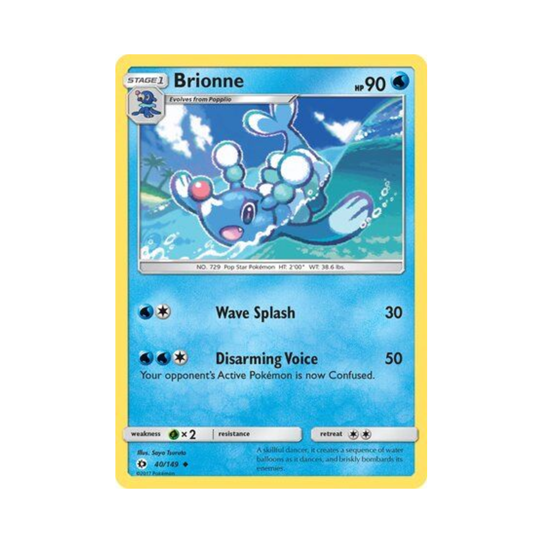 포켓몬 TCG 키요공 U 썬 & 문 (영문판)(Pokemon TCG Brionne U Sun & Moon (English Ver.)) - 1