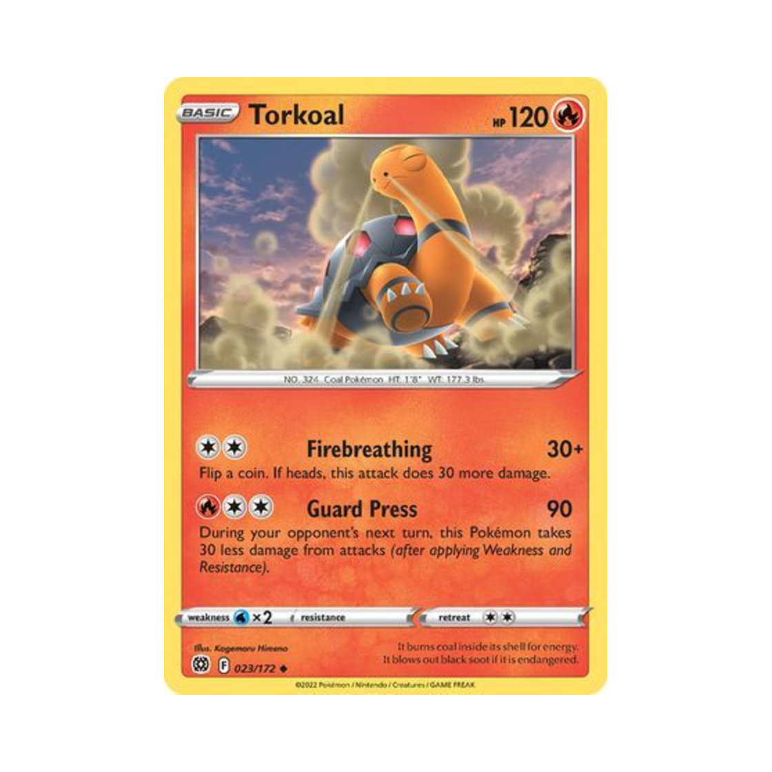 포켓몬 TCG 코터스 U 브릴리언트 스타즈 (영문판)(Pokemon TCG Torkoal U Brilliant Stars (English Ver.)) - 1