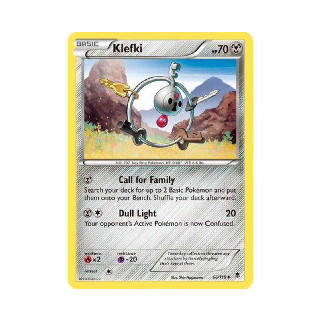 포켓몬 TCG 클레피 U 팬텀 포스 (영문판)(Pokemon TCG Klefki U Phantom Forces (English Ver.)) - 1