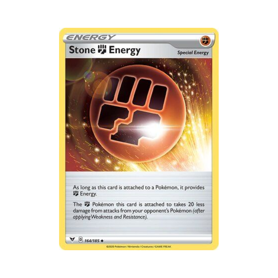 포켓몬 TCG 스톤 격투 에너지 U 비비드 볼티지 (영문판)(Pokemon TCG Stone Fighting Energy U Vivid Voltage (English Ver.)) - 1