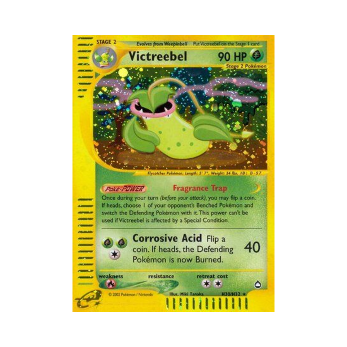포켓몬 TCG 우츠보트 RH 아쿠아폴리스 (영문판)(Pokemon TCG Victreebel RH Aquapolis (English Ver.)) - 1