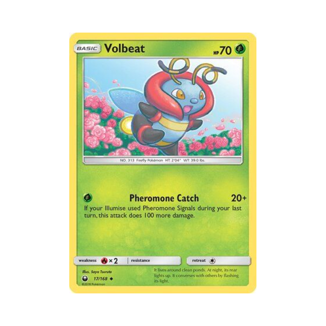 포켓몬 TCG 볼비트 U 셀레스티얼 스톰 (영문판)(Pokemon TCG Volbeat U Celestial Storm (English Ver.)) - 1