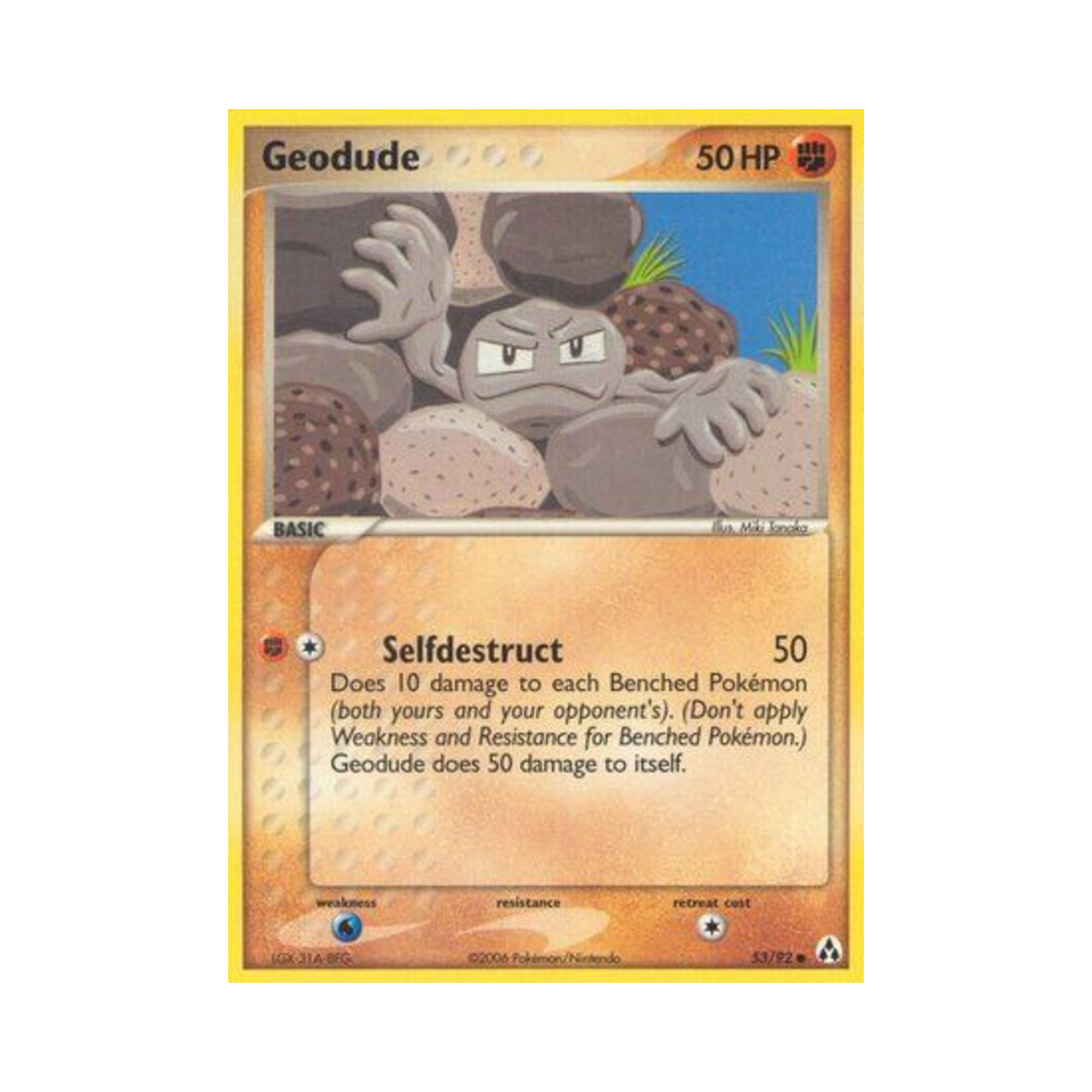 포켓몬 TCG 꼬마돌 C EX 레전드 메이커 (영문판)(Pokemon TCG Geodude C EX Legend Maker (English Ver.))