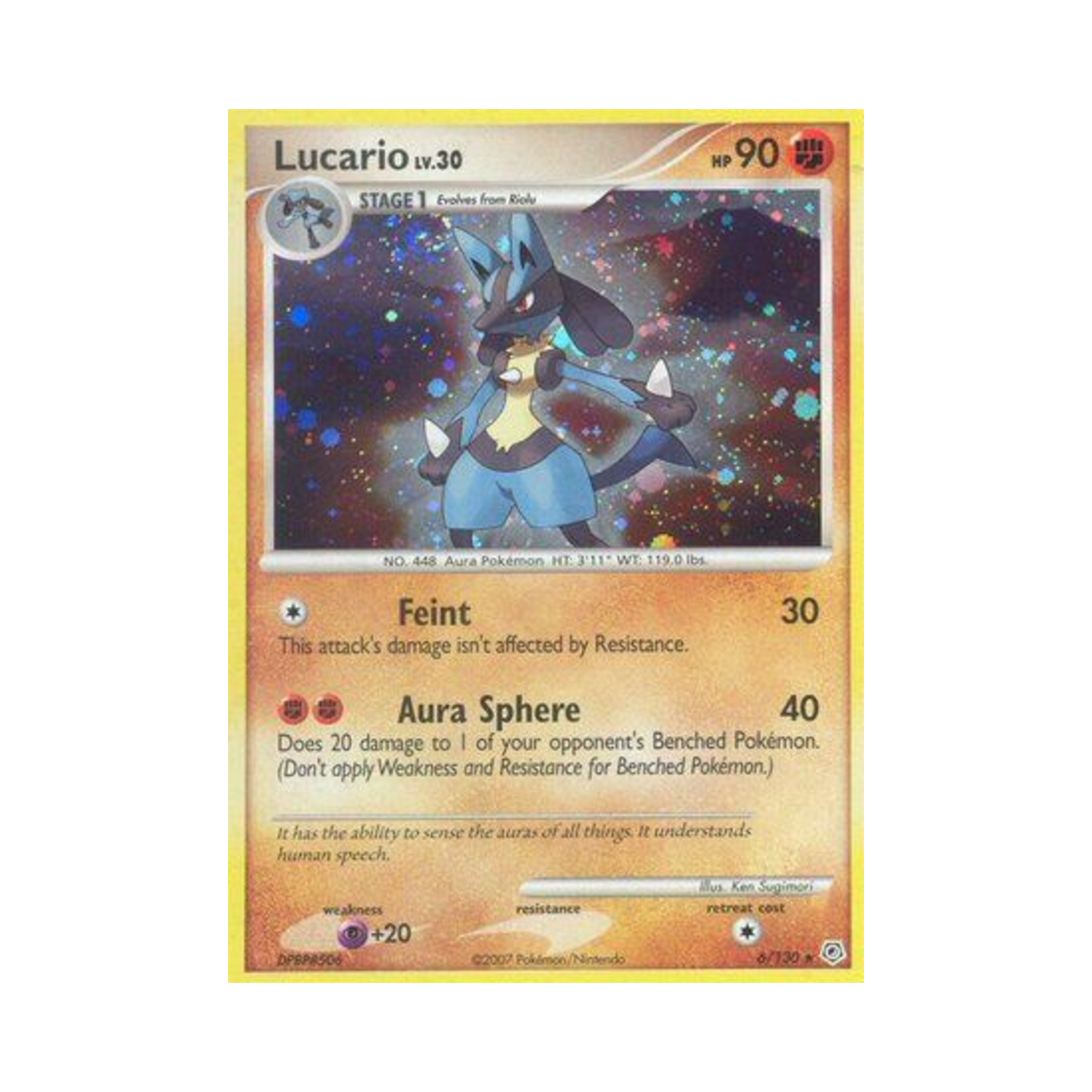포켓몬 TCG 루카리오 RH 다이아몬드 & 펄 (영문판)(Pokemon TCG Lucario RH Diamond & Pearl (English Ver.)) - 1