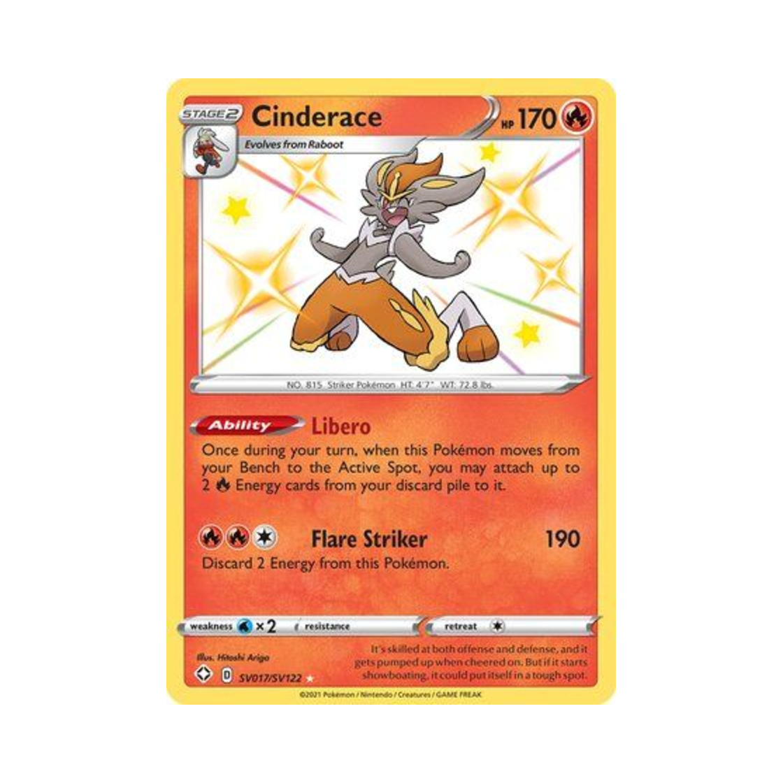포켓몬 TCG 에이스번 RS 샤이닝 페이츠 (영문판)(Pokemon TCG Cinderace RS Shining Fates (English Ver.)) - 1