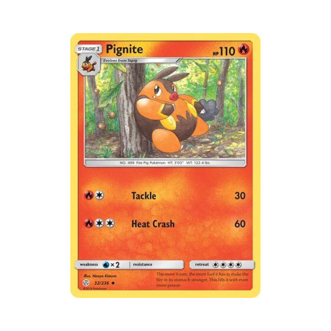 포켓몬 TCG 챠오꿀 U 코스믹 이클립스 (영문판)(Pokemon TCG Pignite U Cosmic Eclipse (English Ver.)) - 1