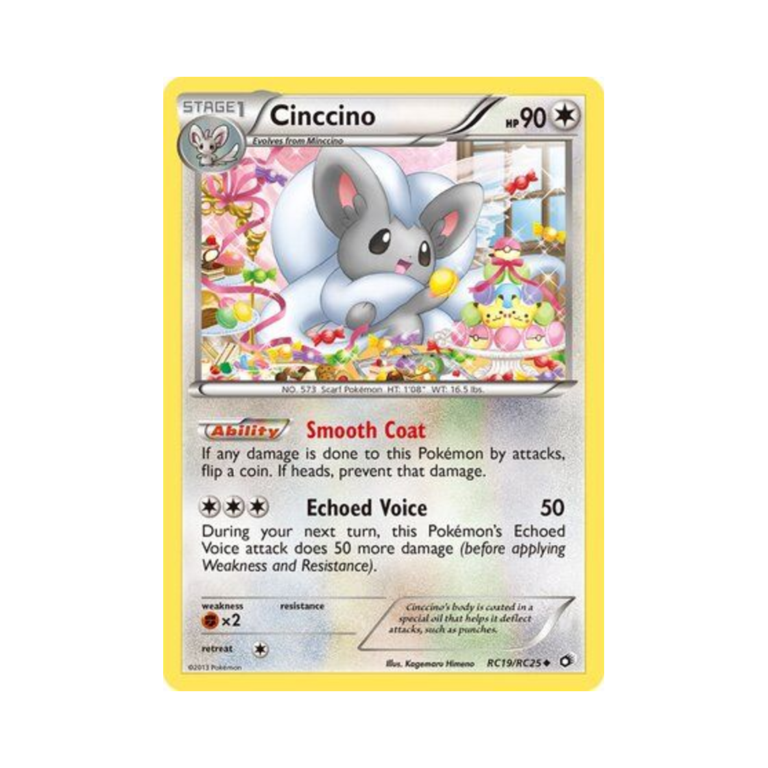 포켓몬 TCG 치라치노 U 레전더리 트레져스 (영문판)(Pokemon TCG Cinccino U Legendary Treasures (English Ver.)) - 1