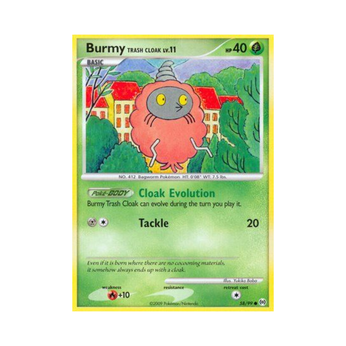 포켓몬 TCG 도롱충이 슈레도롱 C 아르세우스 (영문판)(Pokemon TCG Burmy Trash Cloak C Arceus (English Ver.)) - 1