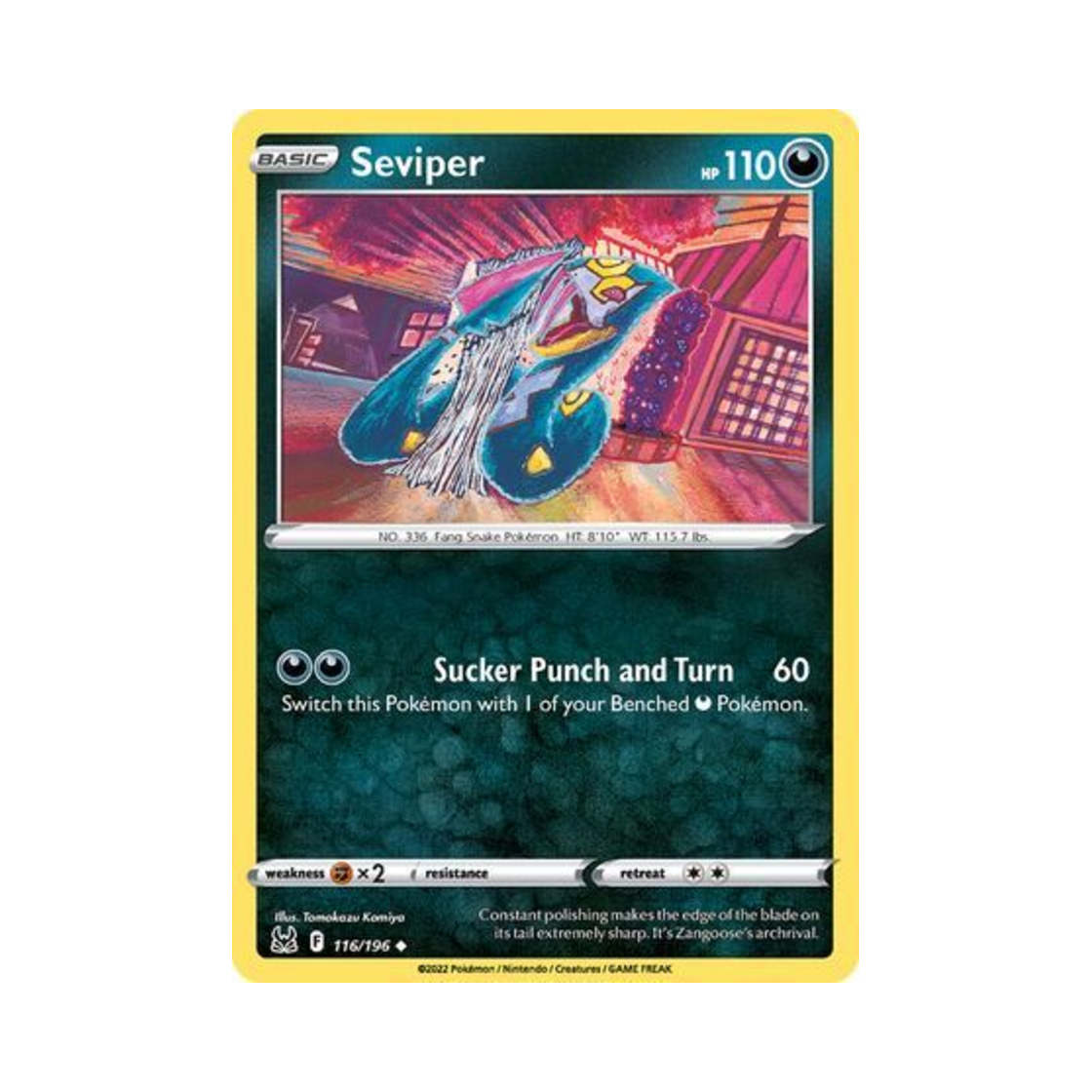 포켓몬 TCG 세비퍼 U 로스트 오리진 (영문판)(Pokemon TCG Seviper U Lost Origin (English Ver.)) - 1