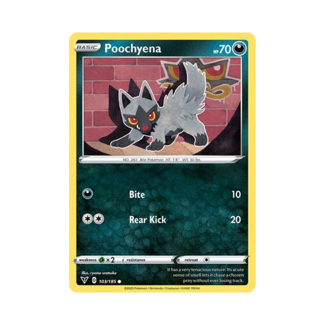 포켓몬 TCG 포챠나 C 비비드 볼티지 (영문판)(Pokemon TCG Poochyena C Vivid Voltage (English Ver.)) - 1
