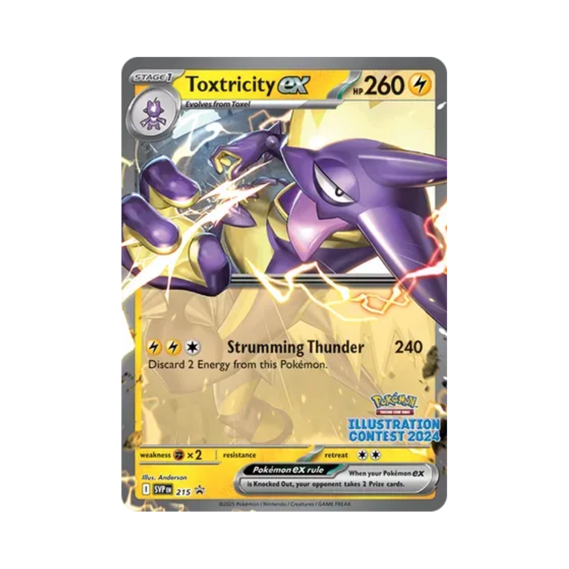 포켓몬 TCG 스트린더 ex P 스칼렛 & 바이올렛 프로모 카드 (영문판)(Pokemon TCG Toxtricity ex P Scarlet & Violet Promos (English Ver.))