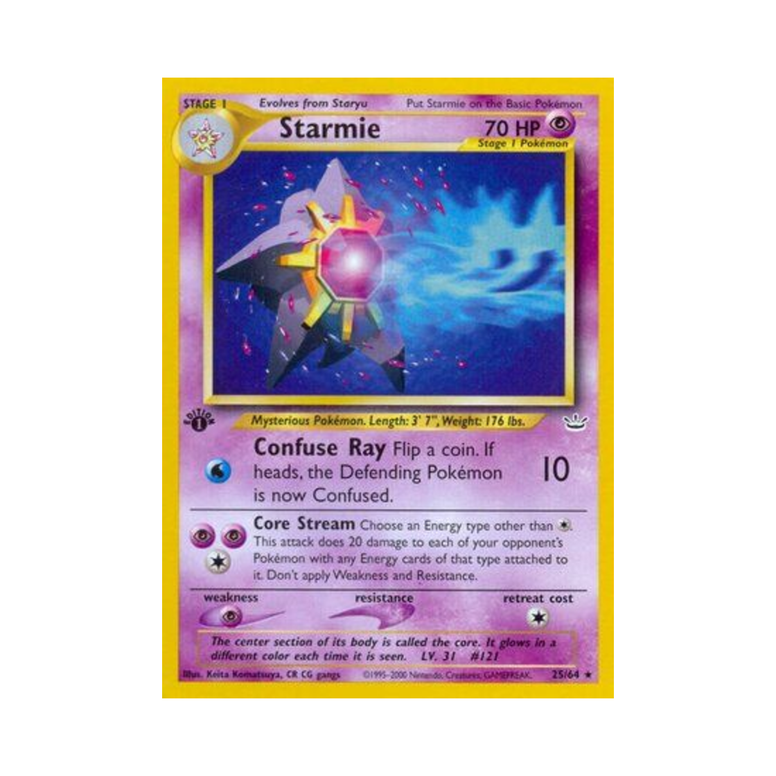 포켓몬 TCG 아쿠스타 R 네오 레버레이션 (영문판)(Pokemon TCG Starmie R Neo Revelation (English Ver.)) - 1