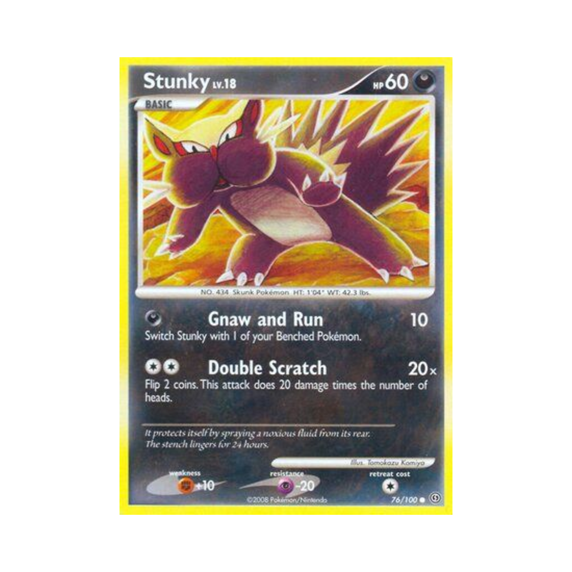 포켓몬 TCG 스컹뿡 C 스톰프론트 (영문판)(Pokemon TCG Stunky C Stormfront (English Ver.)) - 1