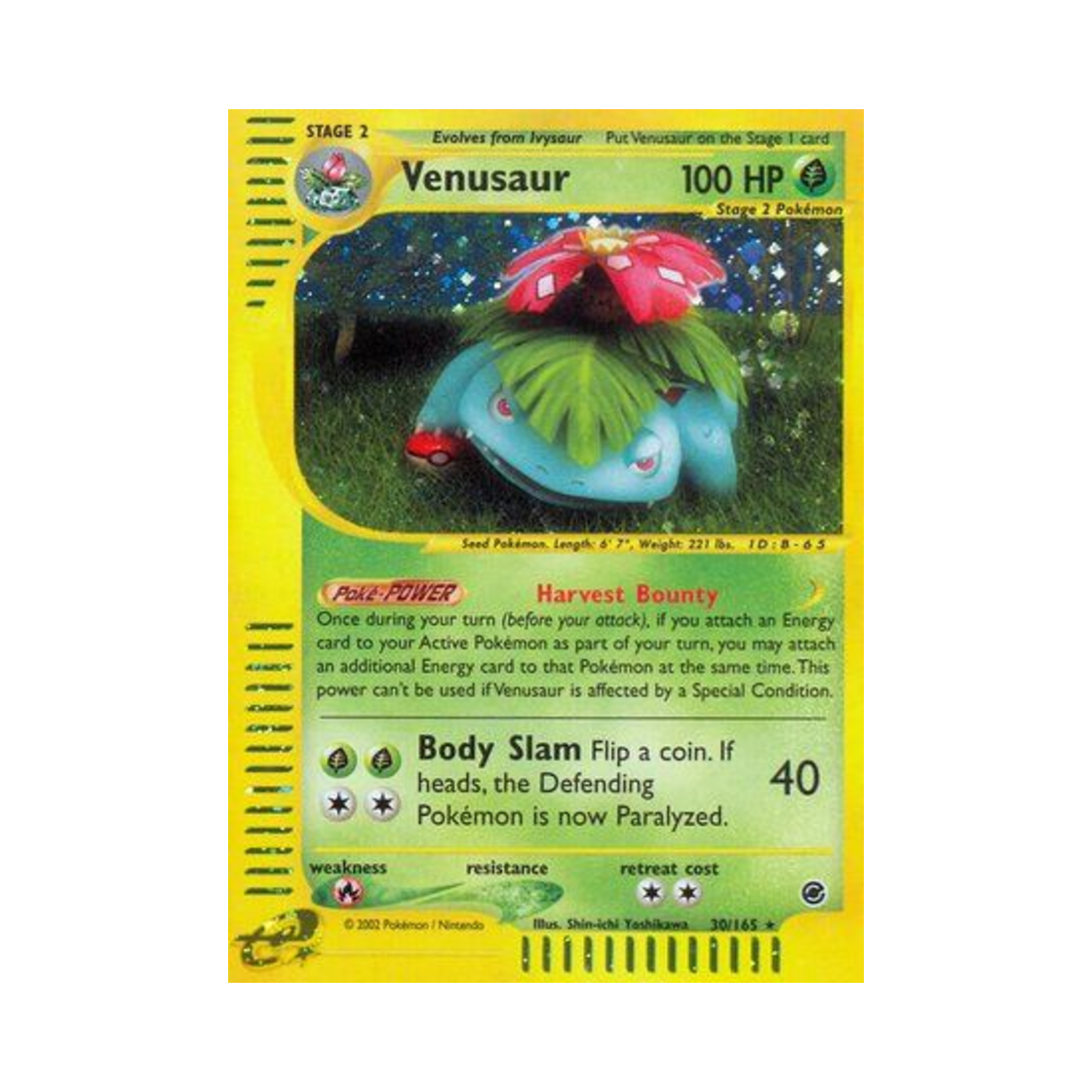 포켓몬 TCG 이상해꽃 RH 익스페디션 베이스 세트 (영문판)(Pokemon TCG Venusaur RH Expedition Base Set (English Ver.)) - 1