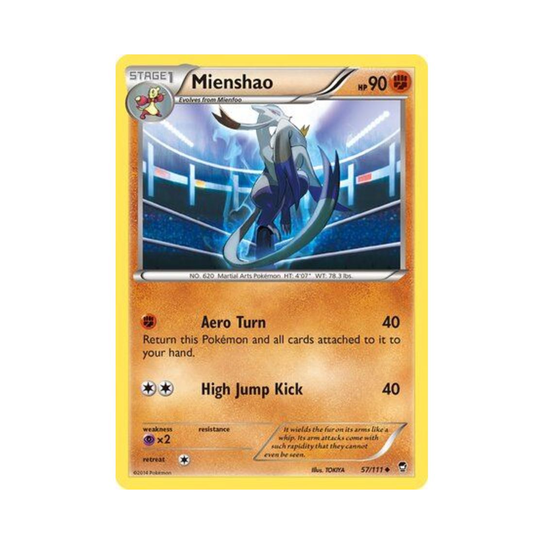 포켓몬 TCG 비조도 U 퓨리어스 피스트 (영문판)(Pokemon TCG Mienshao U Furious Fists (English Ver.)) - 1