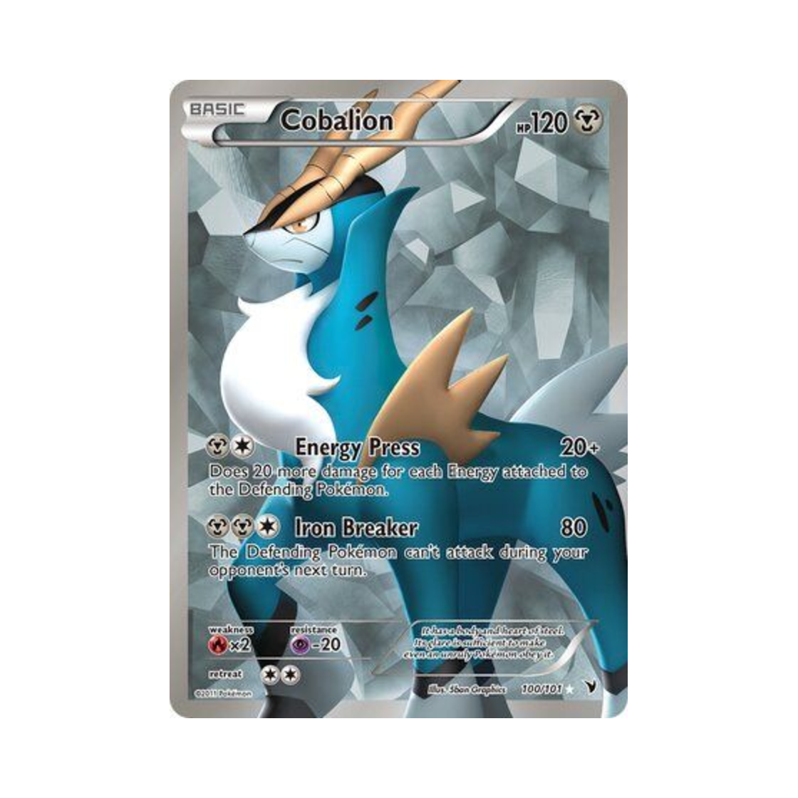 포켓몬 TCG 코바르온 RU 노블 빅토리스 (영문판)(Pokemon TCG Cobalion RU Noble Victories (English Ver.))