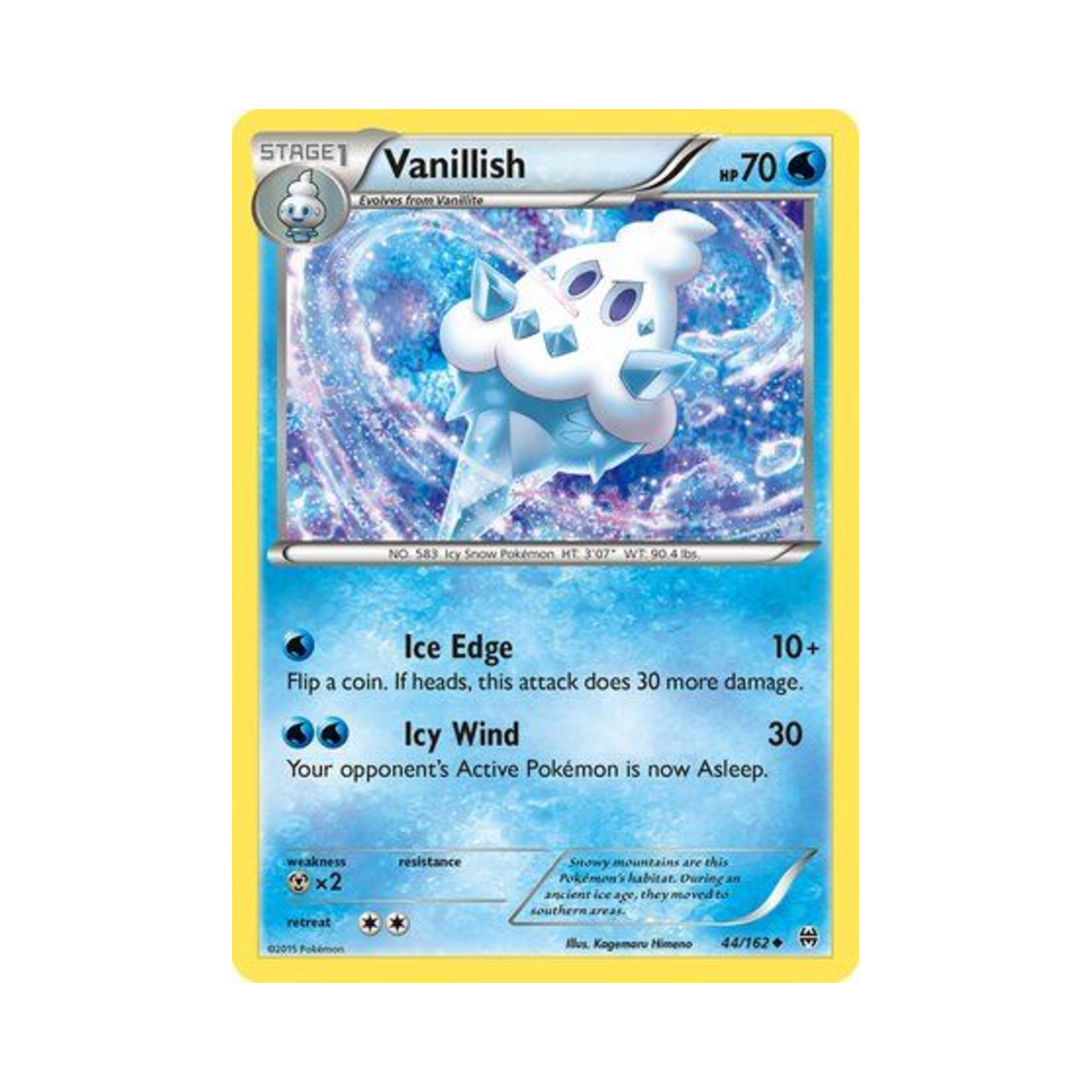 포켓몬 TCG 바닐리치 U 브레이크스루 (영문판)(Pokemon TCG Vanillish U BREAKthrough (English Ver.)) - 1