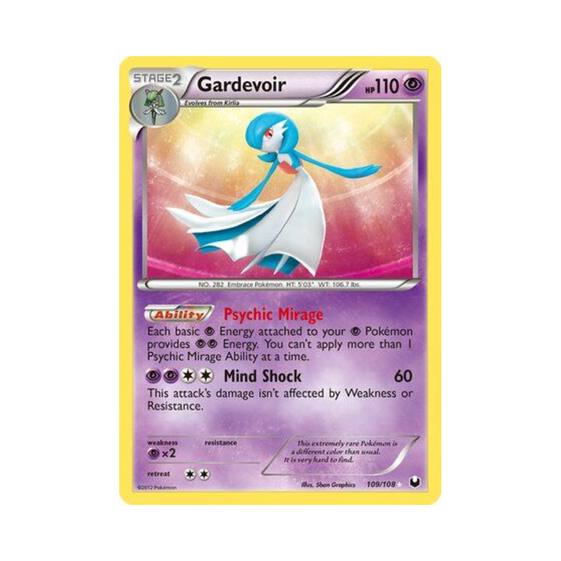 포켓몬 TCG 가디안 RS 다크 익스플로러스 (영문판)(Pokemon TCG Gardevoir RS Dark Explorers (English Ver.))
